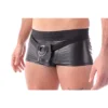 CINTURÓN-ARNÉS MASCULINO 3 EN 1 CON AROS INTERCAMBIABLES - JUGAR EN PAREJA DOBLE PENETRACIÓN - NEGRO Y CORREA REGULABLE.