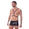 ARNES UNISEX REGULABLE - ECO CUERO NEGRO