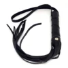 LATIGO MEDIANO -  LARGO TOTAL 40CM - DIAMETRO 2,5CM - ECO-CUERO NEGRO