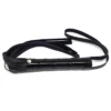 LATIGO MEDIANO -  LARGO TOTAL 40CM - DIAMETRO 2,5CM - ECO-CUERO NEGRO