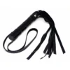 LATIGO MEDIANO -  LARGO TOTAL 40CM - DIAMETRO 2,5CM - ECO-CUERO NEGRO