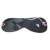 ANTIFAZ CIEGO CHAROL NEGRO CON TACHA ROJA