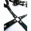 KIT LUXURY CHAROL NEGRO CON STRASS 4 PIEZAS