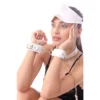 KIT LUXURY BLANCO Y HERRAJES DORADOS 8 PIEZAS