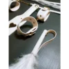 KIT LUXURY BLANCO Y HERRAJES DORADOS 8 PIEZAS