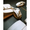 KIT LUXURY BLANCO Y HERRAJES DORADOS 8 PIEZAS