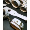 KIT LUXURY BLANCO Y HERRAJES DORADOS 8 PIEZAS