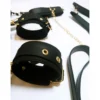 KIT LUXURY NEGRO Y HERRAJES DORADOS 9 PIEZAS