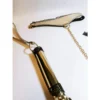 KIT LUXURY GOLD CON PUNTILLA NEGRA 7 PIEZAS