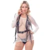 PECHERA FLECOS CON CINTURON BOQUITA