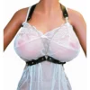 CORPIÑO SEXY CHAIN NEGRO - ECO CUERO