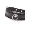 COLLAR CHOKER ARO Y PUNTILLA NEGRA