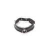 COLLAR CHOKER ARO Y PUNTILLA NEGRA