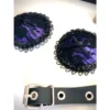 ANTIFAZ Y PEZONERAS DE RASO Y PUNTILLA COLOR VIOLETA -INFARTA SENS-