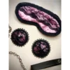 ANTIFAZ Y PEZONERAS DE RASO Y PUNTILLA COLOR ROSA -INFARTA SENS-