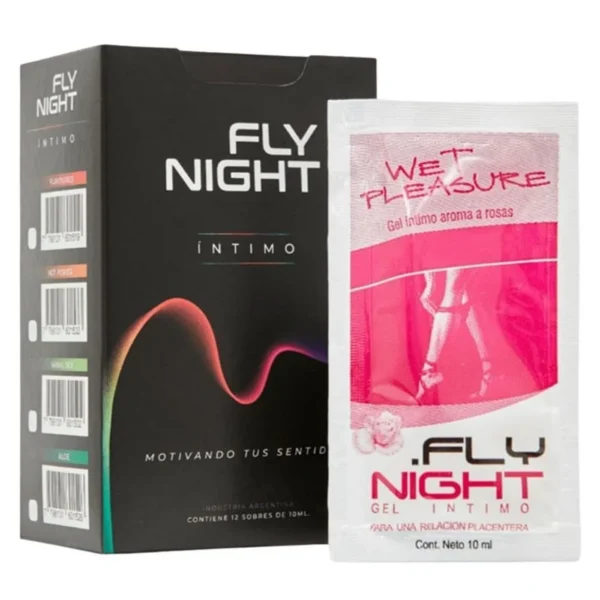 CAJA X12 SACHET GEL WET PLEASURE 10ML