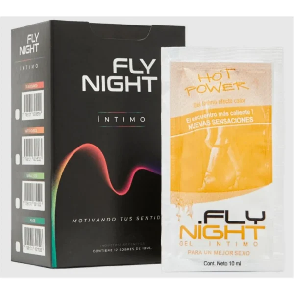 CAJA X12 SACHET GEL CALOR HOT POWER 10ML