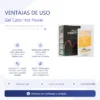 CAJA X12 SACHET GEL CALOR HOT POWER 10ML
