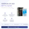 CAJA X12 SACHET GEL FRIO REFRESH 10ML