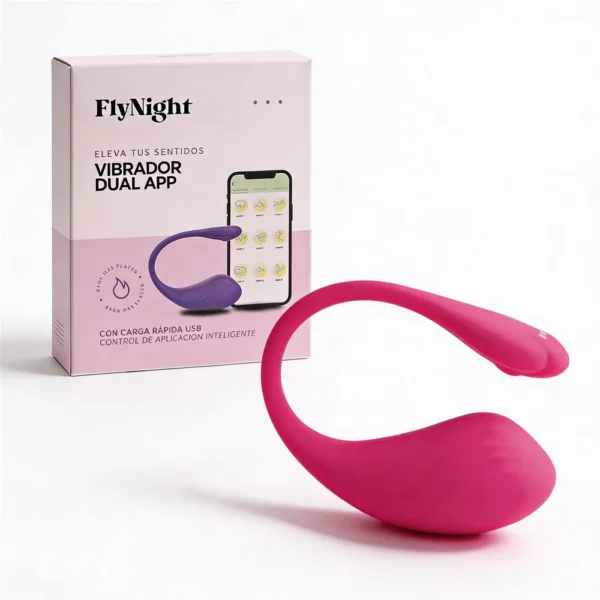 VIBRADOR DUAL APP ROSA / C9001