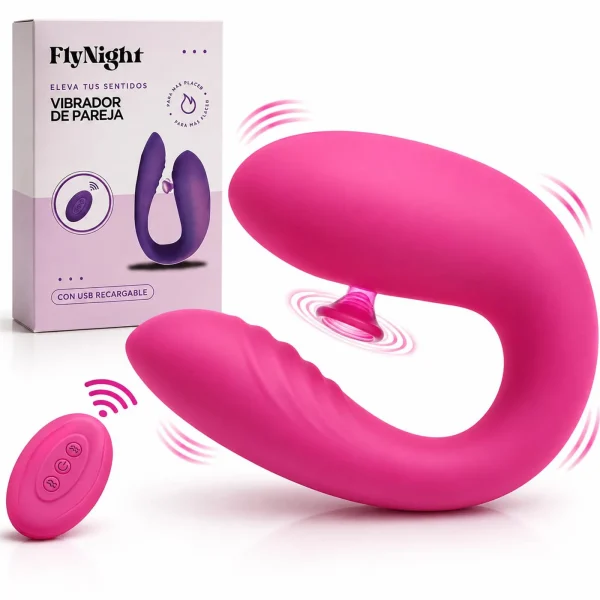 VIBRADOR DE PAREJA ROSA / C9003