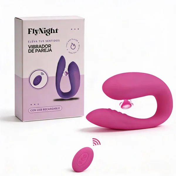 VIBRADOR DE PAREJA ROSA / C9003