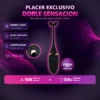 VIBRADOR DUAL WHALE NEGRO / C9005