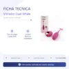 VIBRADOR DUAL WHALE ROSA / C9005