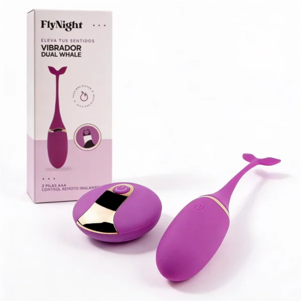 VIBRADOR DUAL WHALE VIOLETA / C9005