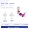 VIBRADOR DUAL WHALE VIOLETA / C9005