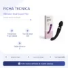 VIBRADOR DUAL SUPER FLEX NEGRO / C9006