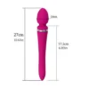 VIBRADOR DUAL SUPER FLEX ROSA / C9006