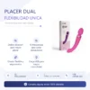 VIBRADOR DUAL SUPER FLEX ROSA / C9006
