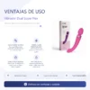 VIBRADOR DUAL SUPER FLEX ROSA / C9006