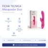 MASAJEADOR DUO ROSA / C9009