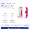MASAJEADOR DUO ROSA / C9009