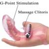 FINGER VIBRATOR BULLET TRANSPARENTE / C9012