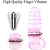 FINGER VIBRATOR BULLET TRANSPARENTE / C9012
