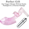 FINGER VIBRATOR BULLET TRANSPARENTE / C9012