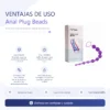 ANAL PLUG BEADS VIOLETA / C9029