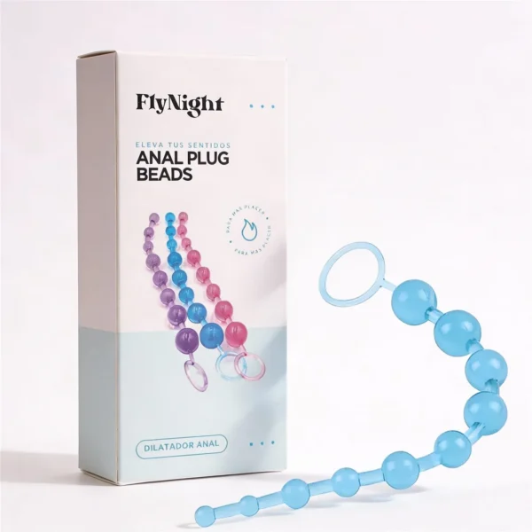 ANAL PLUG BEADS AZUL / C9029