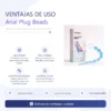 ANAL PLUG BEADS AZUL / C9029