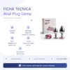 ANAL PLUG GEMA ROSA / C9030