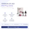 ANAL PLUG GEMA ROSA / C9030