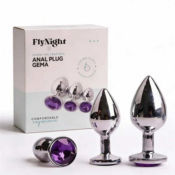 ANAL PLUG GEMA VIOLETA / C9030