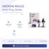 ANAL PLUG GEMA VIOLETA / C9030