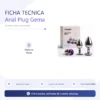 ANAL PLUG GEMA VIOLETA / C9030