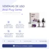 ANAL PLUG GEMA VIOLETA / C9030