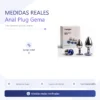 ANAL PLUG GEMA AZUL / C9030