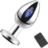 PLUG VIBRADOR ANAL PLATEADO / C9031